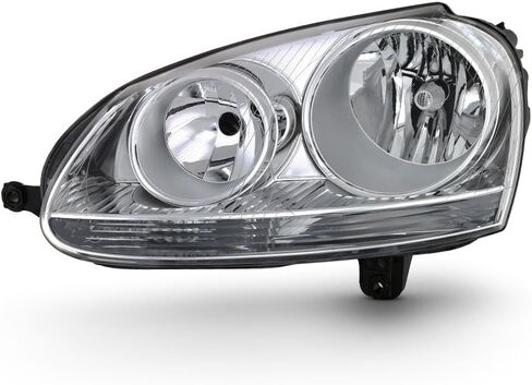 ACANII - For 2006-2009 Volkswagen GTI Jetta Rabbit Replacement Headlight Headlamp - Driver Side Only in Saudi Arabia