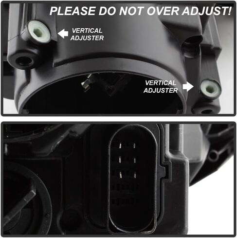ACANII - For 2006-2009 Volkswagen GTI Jetta Rabbit Replacement Headlight Headlamp - Driver Side Only in Saudi Arabia