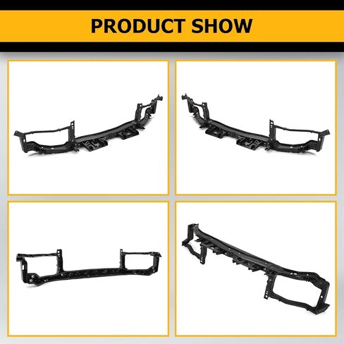 KUAFU Upper Radiator Support Compatible with 2011-2023 Chrysler 300 Replacement for 68142203AC CH1225234 Upper Tie Bar Electrophoresis Steel Plastic Black in Saudi Arabia