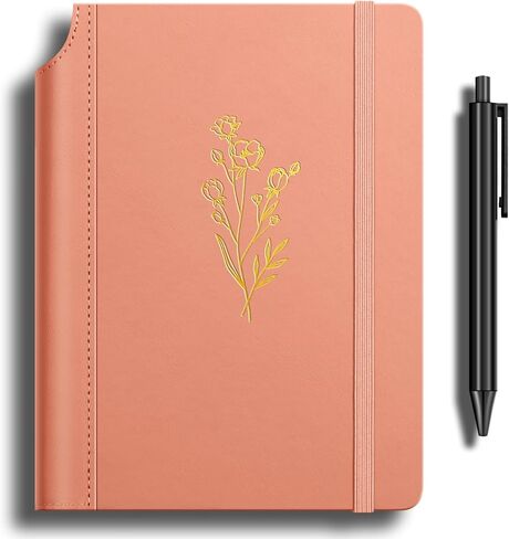 Lined Journal for Women 100 GSM 288 Pages Leather Journals for Writing A5 Hardcover Travel Journals Notebook Gift Set with Pen for Work Daily Writing in Saudi Arabia