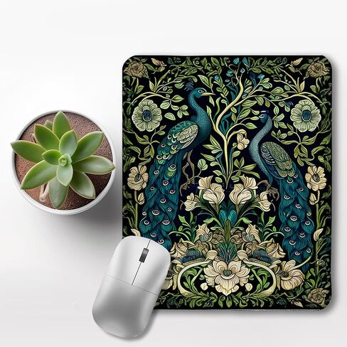 لوحة ماوس Moody Floral Dragonfly، وسادات ماوس طبيعية لحشرة اليعسوب النباتية الداكنة لأجهزة الكمبيوتر المحمولة وأجهزة الكمبيوتر المحمولة، مقاس 9.5 × 7.9 بوصة in Kuwait
