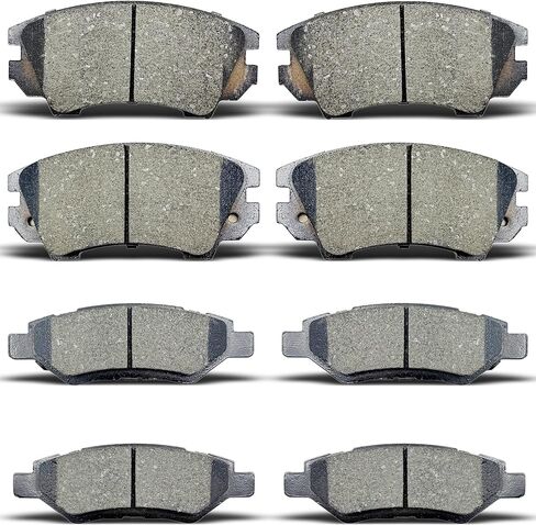 8pcs Ceramic Brake Pads Compatible with 2011,2012,2013,2014,2015,2016,2017 Honda Odyssey in Kuwait