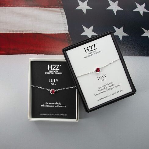 Pavilion Gift Company H2Z 16226 November Topaz Birthstone Necklace with 18" Chain, Teal, Small in Kuwait