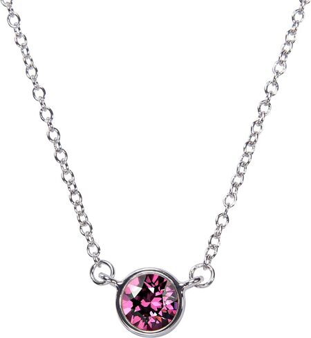 Pavilion Gift Company H2Z 16226 November Topaz Birthstone Necklace with 18" Chain, Teal, Small in Kuwait