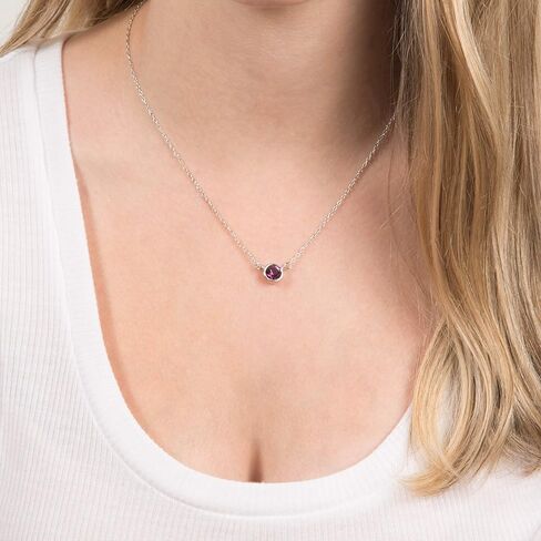 Pavilion Gift Company H2Z 16226 November Topaz Birthstone Necklace with 18" Chain, Teal, Small in Kuwait