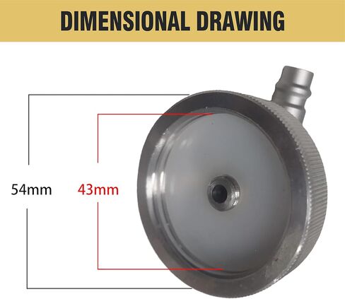 altivox 1PCS Master Cylinder Bleeder Adapter, 35mm,45mm, and 55mm Diameters (Measured Including The Seal) in an Integrated Design Brake Bleeder Adapter Compatible with Most Vehicle Brands Cars in Saudi Arabia