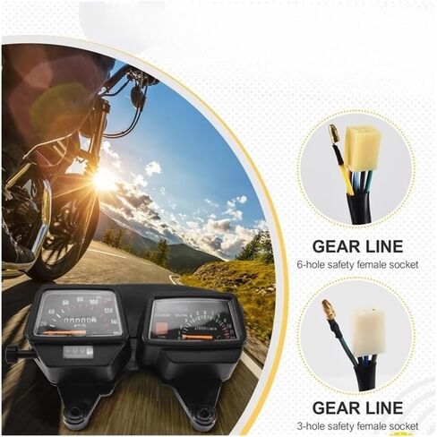 Motorcycle Speedometer Gauge Motorcycle Gauges Cluster Tachometer Tachometer for DT125 DT125R Tachometer DT 125 125R Velometer Odometer in Saudi Arabia