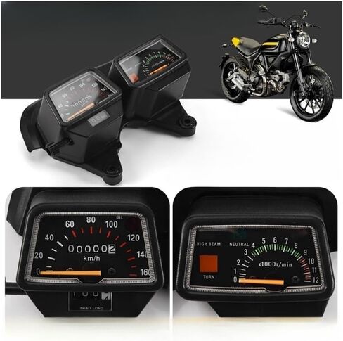 Motorcycle Speedometer Gauge Motorcycle Gauges Cluster Tachometer Tachometer for DT125 DT125R Tachometer DT 125 125R Velometer Odometer in Saudi Arabia