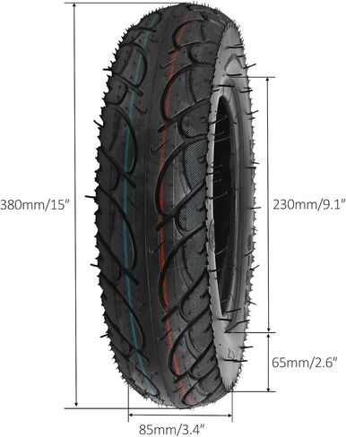 2 حزمة من إطارات الشوارع 3.50-8 بوصة 3.50-8 مع أنبوب داخلي - تناسب دراجة القرد Z50 Z50A Z50R Z50RD MT50 Mini Trail ودراجات الطرق الوعرة - صمامات منحنية TR87 in Saudi Arabia