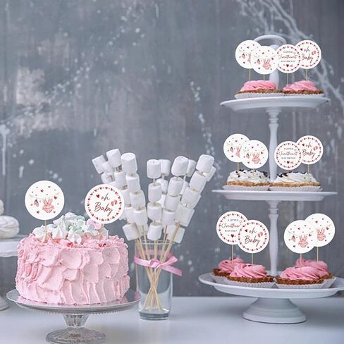 36 قطعة من أغطية الكب كيك على شكل قلب صغير، اختيارات كب كيك لعيد الحب للفتيات، زينة لحفلات أعياد الميلاد الأولى بطابع قلب جميل in Kuwait