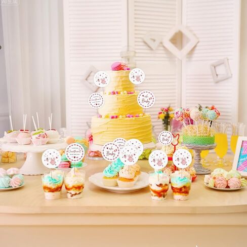 36 قطعة من أغطية الكب كيك على شكل قلب صغير، اختيارات كب كيك لعيد الحب للفتيات، زينة لحفلات أعياد الميلاد الأولى بطابع قلب جميل in Kuwait