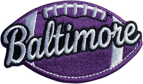 Chaba9 American Football Baltimore Sew/Iron On Patch in Saudi Arabia