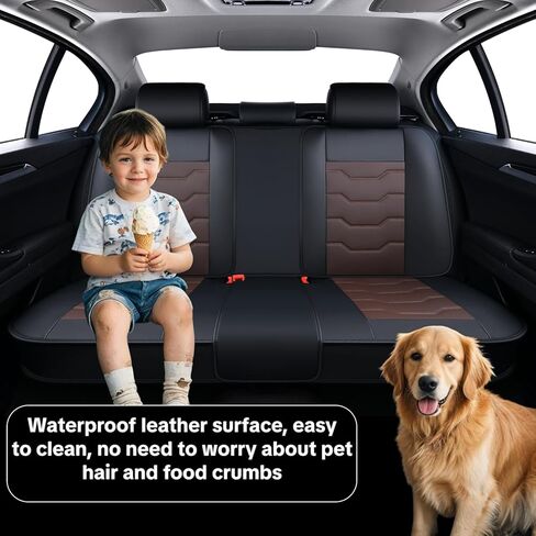 Car Seat Cover for Subaru Outback 2010-2024, Gray Car Seat Covers, Waterproof PU Leather, Full Set of 5 Seats, Non-Slip, Easy to Clean and Install, Beautify Interior in Saudi Arabia