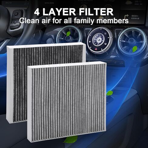 Premium Cabin Air Filter, Compatible with Cadillac XT4, XT5, XT6, Buick Encore GX, Enclave, Envision, Encore, Chevrolet Silverado, Blazer, Camaro, Cruze, Impala, GMC Sierra, Terrain, Acadia in Saudi Arabia