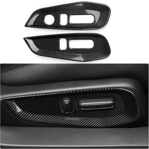 YINGTUU for Honda Accord 10th Gen 2018 2019 2020 2021 2022 ملحقات ملصقات داخلية مركز مسند الذراع غطاء صندوق السيارة الشارات نمط ألياف الكربون in Kuwait