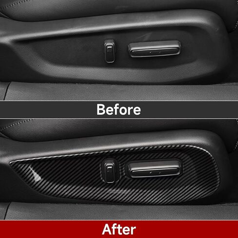 YINGTUU for Honda Accord 10th Gen 2018 2019 2020 2021 2022 ملحقات ملصقات داخلية مركز مسند الذراع غطاء صندوق السيارة الشارات نمط ألياف الكربون in Kuwait