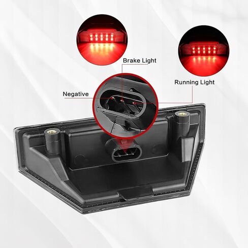 مصابيح خلفية LED UTV متوافقة مع Polaris Ranger 570 900 1000 2014-2024، General XP 1000 EPS/XP 1000/ XP 4 1000 2016-2024، تحل محل #2412774، ضوء إيقاف فرامل المصابيح الخلفية الحمراء (عبوتان) in Saudi Arabia