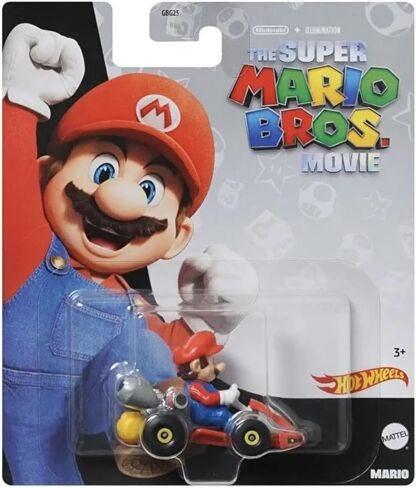 Hot Wheels Super Mario Bros. Movie Character Cars 4‑Pack Bundle, Mario, Toad, Koopa & Donkey Kong, Die‑Cast 1:64 Scale Vehicles, Ages 3+ in Saudi Arabia