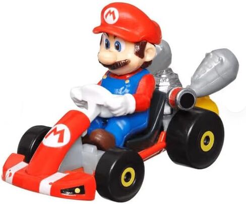 Hot Wheels Super Mario Bros. Movie Character Cars 4‑Pack Bundle, Mario, Toad, Koopa & Donkey Kong, Die‑Cast 1:64 Scale Vehicles, Ages 3+ in Saudi Arabia
