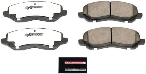 Power Stop Z26-866 Front Extreme Performance Brake Pads For Chrysler 200 Sebring Dodge Avenger Caliber Stratus Jeep Compass Patriot Mitsubishi Eclipse Galant Lancer Outlander [Application Specific] in Saudi Arabia