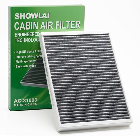 Activated Carbon Cabin Air Filter, 4-layer high-efficiency design, replaces 4M0819439A. Fits 2017–2025 Audi Q7, Q5, A4, A5, Q8, A6, A7, A8, e-tron, R8, S/RS & 2019–2025 Porsche Cayenne. in Saudi Arabia