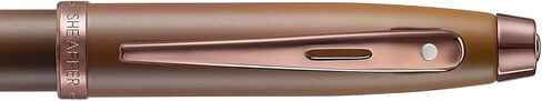 Sheaffer 100 9374 Coffee Edition Matt Brown Fountain Pen with Regal Brown PVD Signature mid band and White Dot of excellence - Fine Point in Saudi Arabia