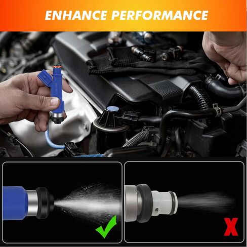 2004-2008 4Pcs Fuel Injectors Compatible for Toyota Corolla 2004-2008 Matrix 2007-2008 1.8L L4, for Pontiac Vibe 2005-2008 1.8L L4 Replace 23209-0D050 FJ847 in Saudi Arabia