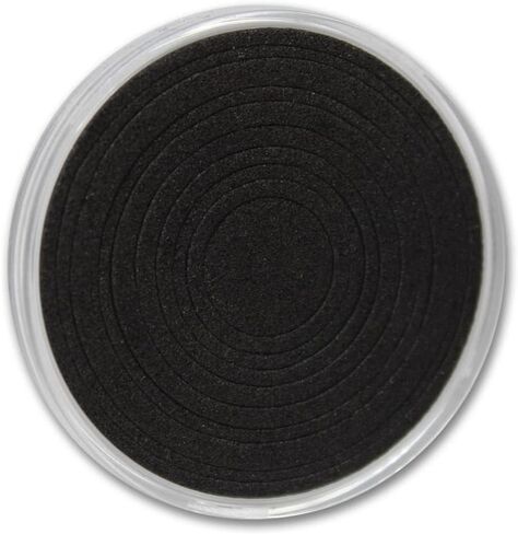 20 Clear Acrylic Capsules - Fits Most Popular Gold & Silver Coins - Easy to Open - Protect and Display Your Collection - 9 Sizes with Adjustable Black Ring Foam in Kuwait