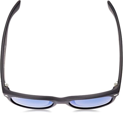 Ray-Ban RB2132F New Wayfarer Low Bridge Fit Square Sunglasses, Black/Clear, 52 mm in Saudi Arabia