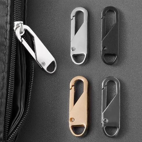 10Pcs Zipper Pull Replacement Tabs: Durable Detachable Pulls for Luggage, Backpacks, Jackets, Boots, Coats & Purses in Saudi Arabia