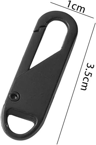 10Pcs Zipper Pull Replacement Tabs: Durable Detachable Pulls for Luggage, Backpacks, Jackets, Boots, Coats & Purses in Saudi Arabia