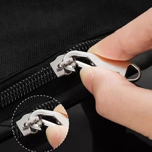 10Pcs Zipper Pull Replacement Tabs: Durable Detachable Pulls for Luggage, Backpacks, Jackets, Boots, Coats & Purses in Saudi Arabia