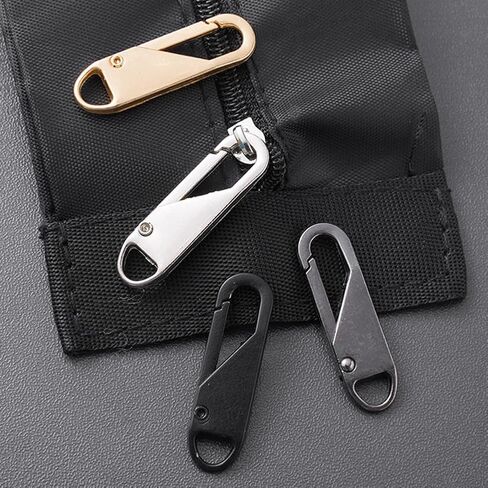 10Pcs Zipper Pull Replacement Tabs: Durable Detachable Pulls for Luggage, Backpacks, Jackets, Boots, Coats & Purses in Saudi Arabia
