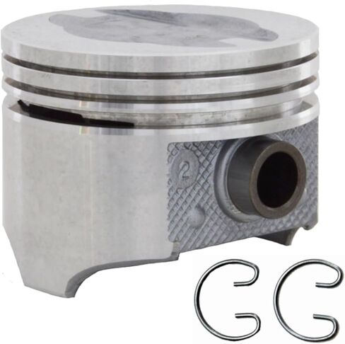 Set of 8 Dish Top Pistons for 66-76 Ford 6.4L/390 6.7L/410 | .060 (1.50mm Oversized) | 4.110in. Bore Diameter in Saudi Arabia
