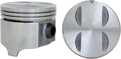 Set of 8 Flat Top Pistons for 68-77 GM/Pontiac 5.7L/350-1.700" CH | .030 (.75mm Oversized) | 3.905in. Bore Diameter in Saudi Arabia