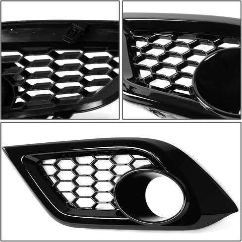 Auto Dynasty Fog Lights Assembly Compatible with 2016-2018 Toyota Scion Corolla IM, Fog Lamp with Bezel Switch Replacement, Driver Passenger Side, Amber Lens in Saudi Arabia