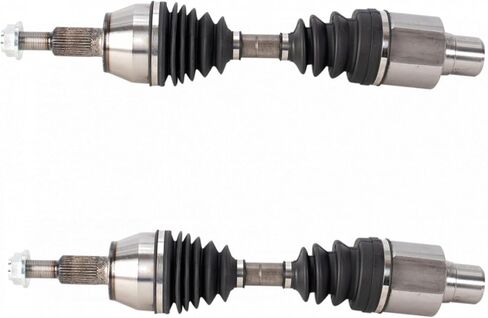 Front Driver and Passenger Side CV Axle Assembly Set Neoprene Boots Moly Greased Compatible with 2005-2010 Dodge Dakota 2006-2009 Mitsubishi Raider 2011 Ram Dakota 4WD in Saudi Arabia