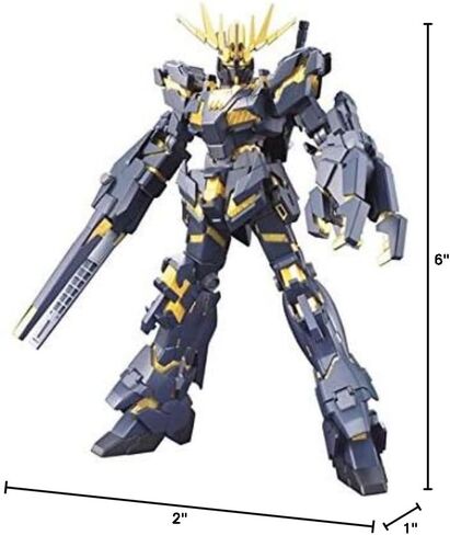 Bandai Hobby - Gundam UC - #134 Unicorn Gundam 02 Banshee (Destroy Mode) HGUC 1/144 Model Kit in Saudi Arabia