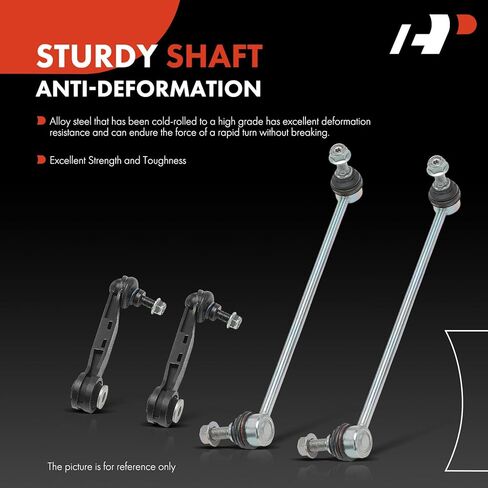A-Premium Set of 4, Front & Rear Sway Bar Link Stabilizer Link Kit, Compatible with BMW X3 2018-2023, X4 2019-2023 in Saudi Arabia