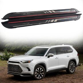 2Pcs Running Board Side Step Pedals Nerf Bar Fits for Toyota Grand Highlander 2024 2025 2026（with Bracket） in Saudi Arabia