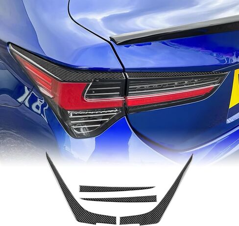 Real Carbon Fiber Steering Wheel Chin Bar Covers - for 2015-2025 Lexus RC, 2PCS Steering Wheel Chin Bar Protective Covers, Durable Carbon Fiber Automotive Accessories (Black) in Kuwait