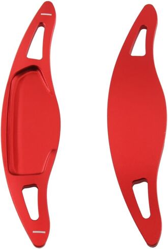 Aluminum Alloy Steering Wheel Paddle Extension Sticker Steering Wheel Shift Paddle For Kia Stinger 2018-2023, Kia Soul GT-Line Turbo 2020-2022(red) in Saudi Arabia