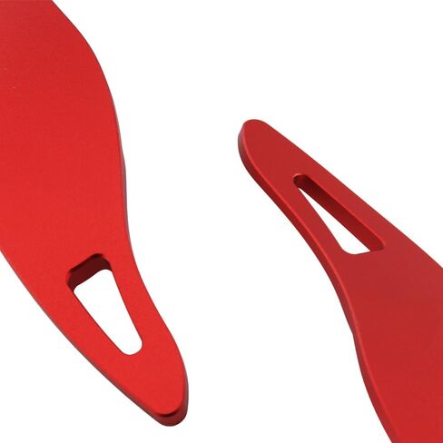 Aluminum Alloy Steering Wheel Paddle Extension Sticker Steering Wheel Shift Paddle For Kia Stinger 2018-2023, Kia Soul GT-Line Turbo 2020-2022(red) in Saudi Arabia
