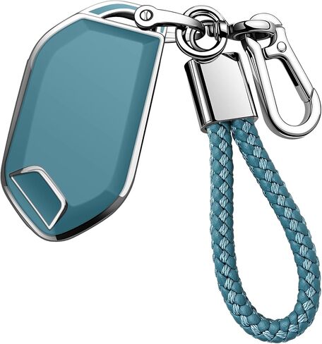 JOYEAR for KIA Key Fob Cover with Key chain Compatible with 2023 2024 2025 Kia Telluride，2024 2025 K4 K5 Sorento EV9，2025 Carnival Car Accessories (Silver-Grey, 5 Buttons) in Saudi Arabia