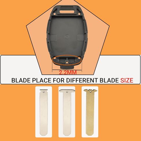 Upgraded Version Replacement Key Fob Shell fit for Honda 2003-2012 Accord 2006-2013 Civic EX 2009-2015 Pilot 2005-2006 CR-V Key Fob Cover No Cutting Required (3+1 Button) in Saudi Arabia