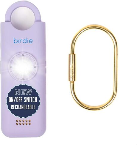 She’s Birdie 3.0 New Version – The Original Personal Safety Alarm for Women by Women–Loud Siren, Flash Light and Rechargeable Battery in a Variety of Colors (Charcoal Black) in Saudi Arabia