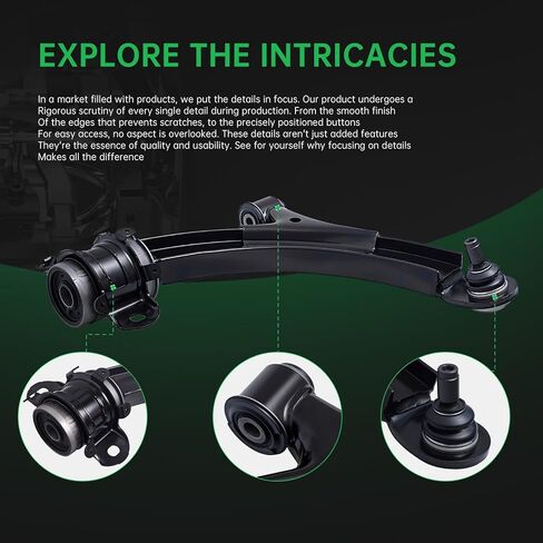 AUQDD 8Pc Front End Suspension Kit Fit For 11-14 Fo-rd Mustang (2014 for GT, Base), 2 Lower Control Arm w/Ball Joint 2 Sway Bar Link 4 Outer & Inner Tie Rod End (# K622155 K80899 EV800801 ES80805) in Saudi Arabia