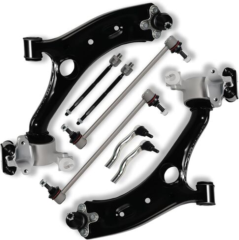 6Pc Front Lower Control Arm with Ball Joints Inner Outer Tie Rod Fit for Honda 2017 2018 2019 2020 2021 2022 CR-V CMS601054 CMS601055 K750908 ES801495 ES801496 in Saudi Arabia