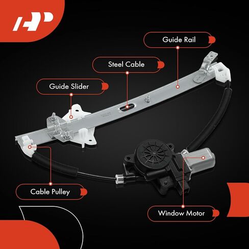 A-Premium Front Left Driver Side Electric Power Window Regulator with Motor Compatible with Mazda 3, 3 Sport, 2014 2015 2016 2017 2018 in Saudi Arabia