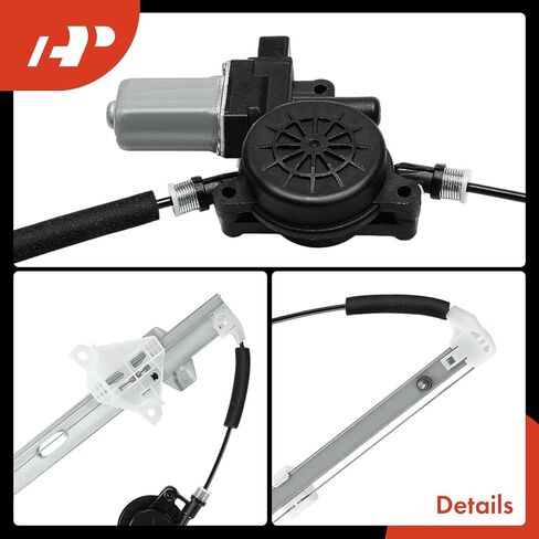 A-Premium Front Left Driver Side Electric Power Window Regulator with Motor Compatible with Mazda 3, 3 Sport, 2014 2015 2016 2017 2018 in Saudi Arabia